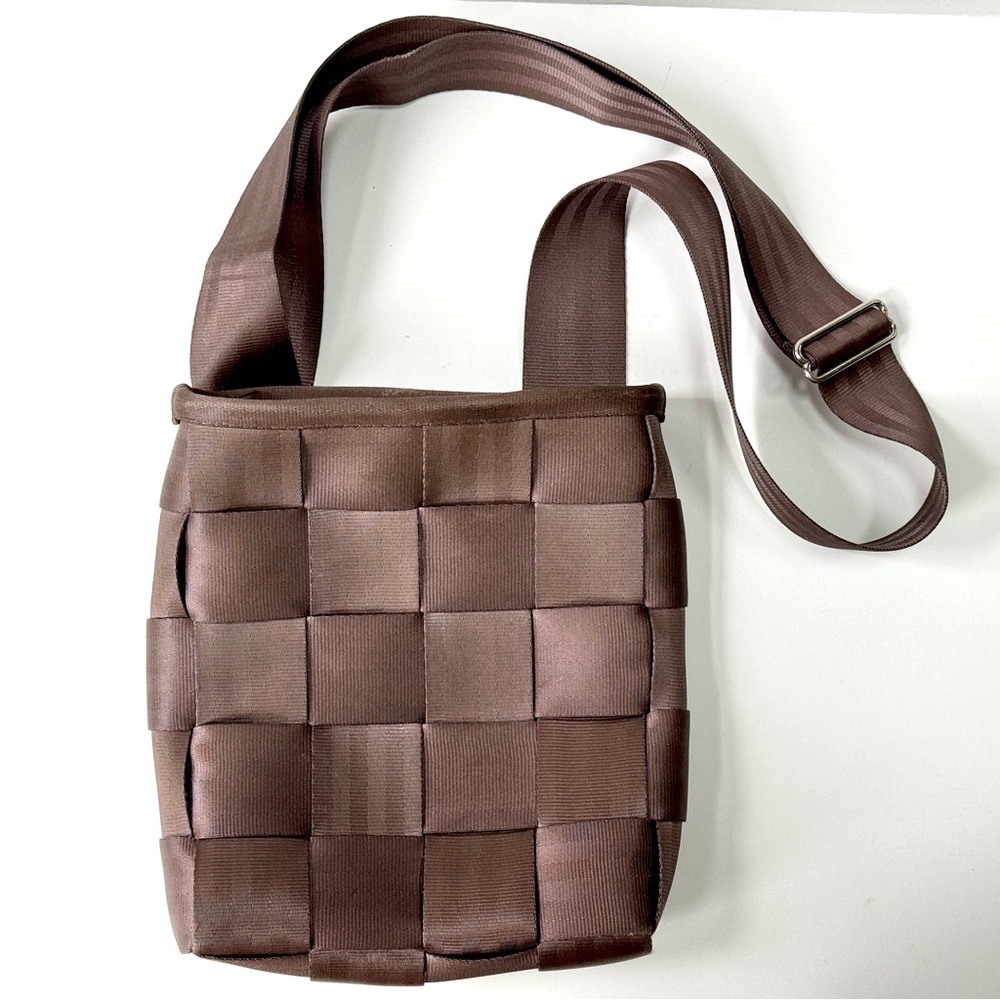 The Original Seatbeltbag Co Brown Espresso Adjustable Crossbody Messenger Purse
